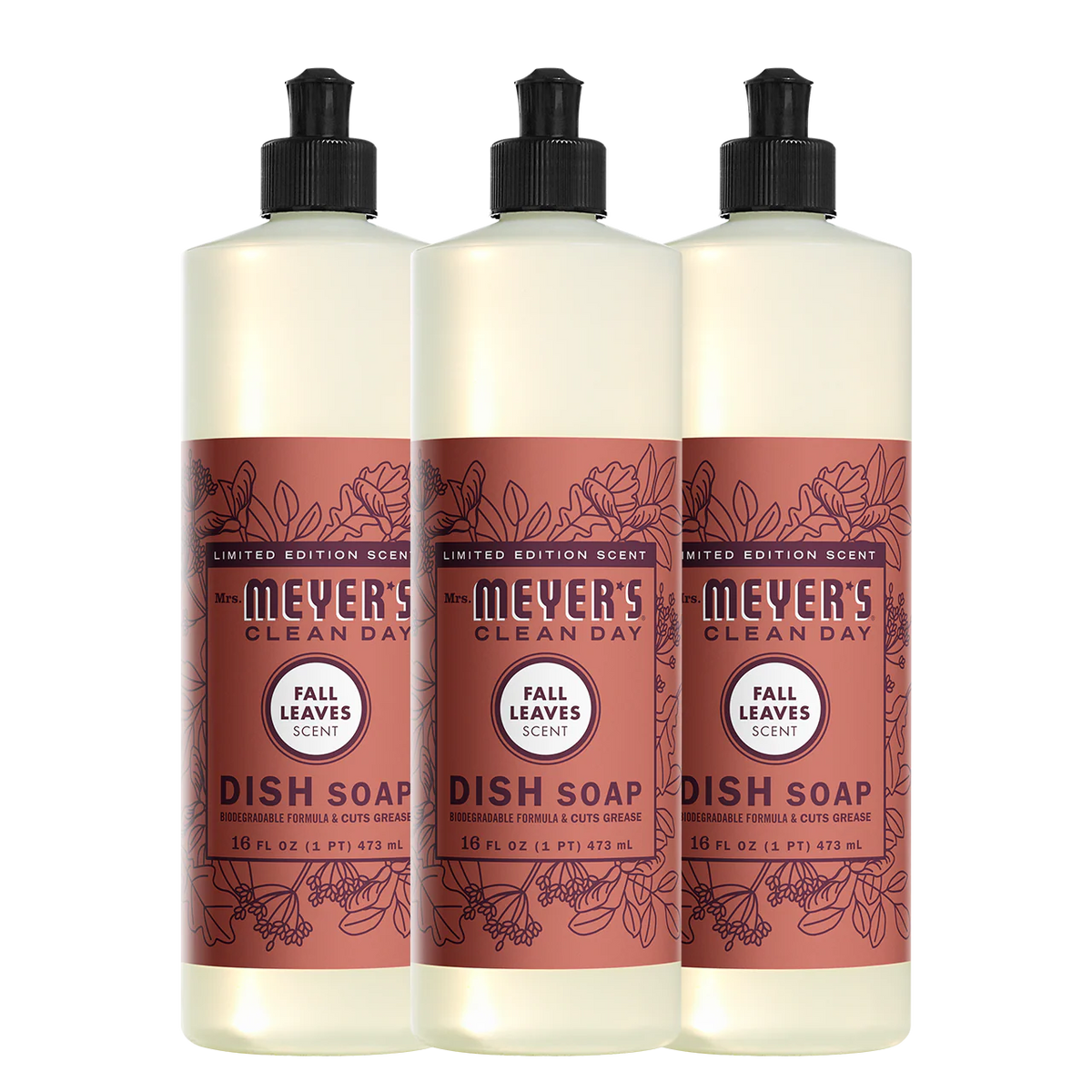 Fall Leaves Dish Soap 3-count Bundle