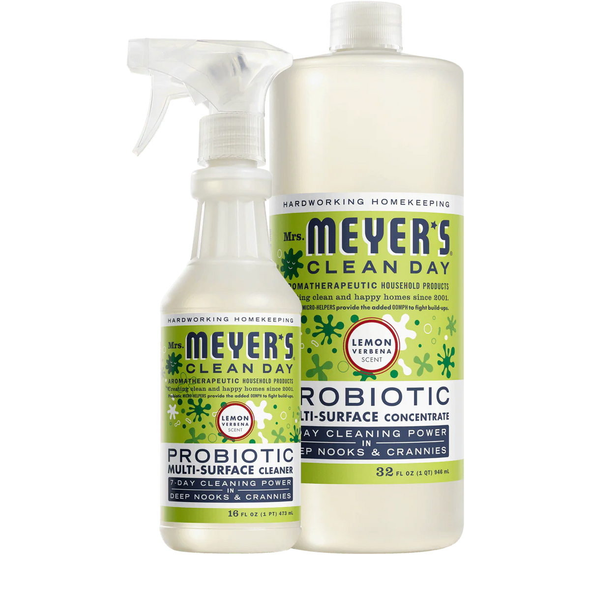 Lemon Verbena Probiotic Multi-Surface Cleaner & Concentrate Set