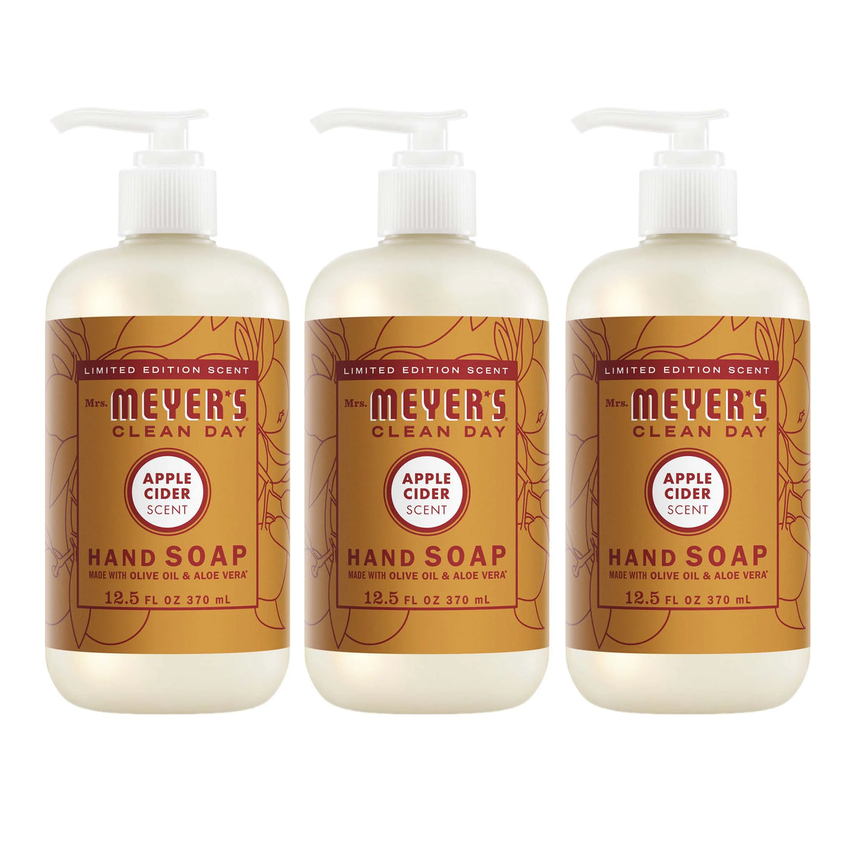 Apple Cider Liquid Hand Soap 3-count Bundle