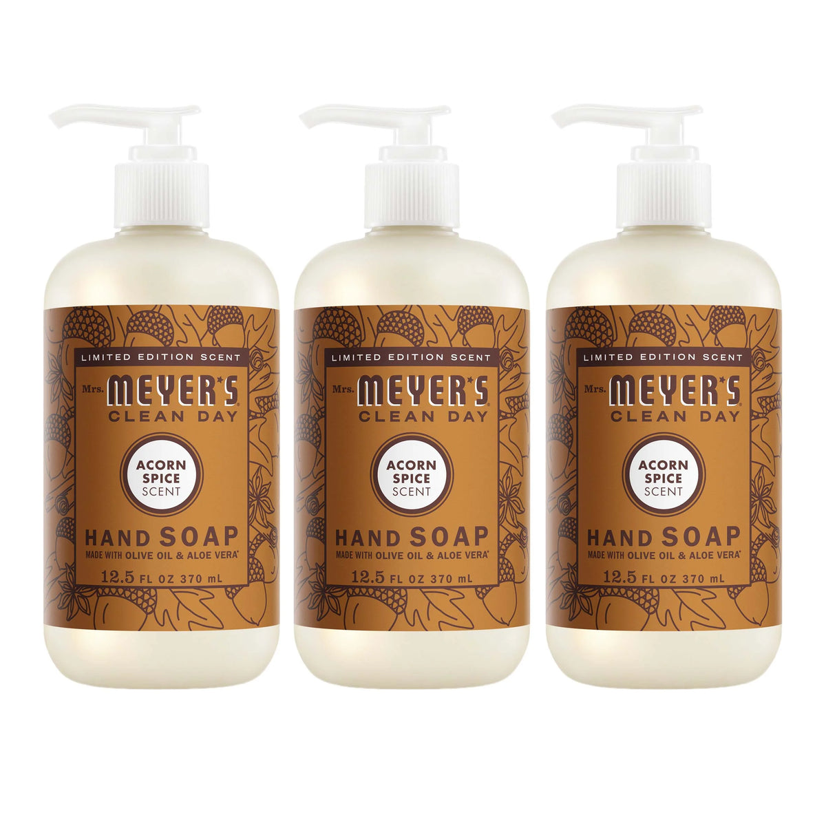 Acorn Spice Liquid Hand Soap 3-count Bundle